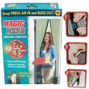 Ver imagem 2 de Cortina Mosquiteiro para Insetos e Mosquitos com Tela Protetora Magic Mesh (bsl-mosq-1)