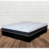 Box Bipartido Queen Sintético Preto + Colchão Umaflex Veneza Queen Molas Ensacadas 24x158x198 - 1