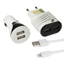 Ver imagem 2 de Carregador para Iphone Todos Os Modelos - Kit 3 x 1 - Flex Gold