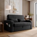 Ver imagem 1 de Sofá Cama 2 Lugares Compacto com Baú 140 Larg Lady Day Matrix