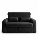 Ver imagem 2 de Sofá Cama 2 Lugares Compacto com Baú 140 Larg Lady Day Matrix