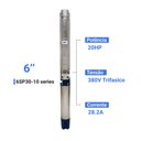 Ver imagem 3 de Bomba Submersa Irrigação de 20CV Até 54000L/h 380V - TÉTIS