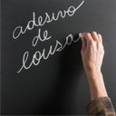 Ver imagem 2 de Adesivo Lousa Quadro Negro, Preto Fosco, 2 x 1 m + 4 Giz