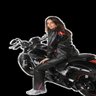 Capa de Chuva Feminina Alba Europa PVC Motociclista  - GG - 3
