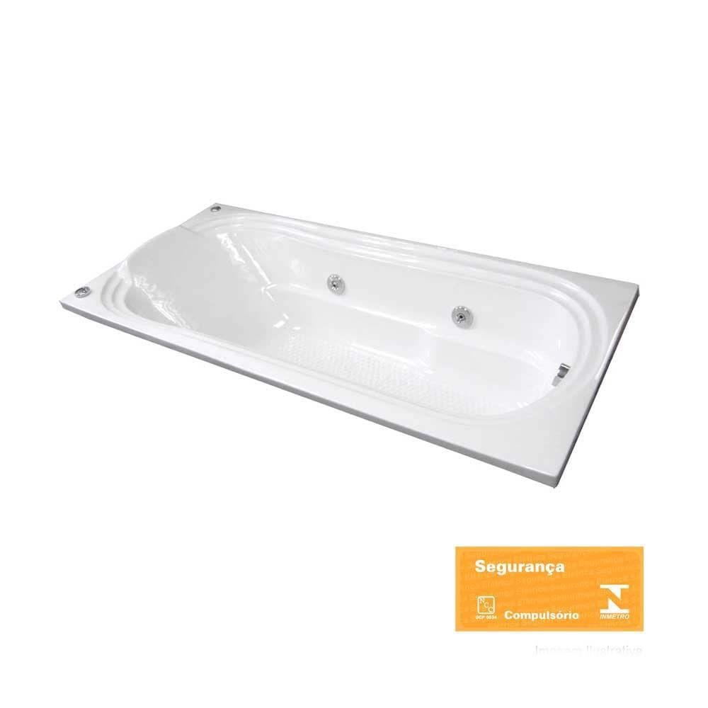 Banheira Ouro Fino Gold Line 170x80cm Branca - 1