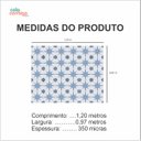 Ver imagem 3 de Vinil Adesivo Piso Box Marrocos Antiderrapante Colacomigo Adesivo para Box 1,20 X 0,97 Metros