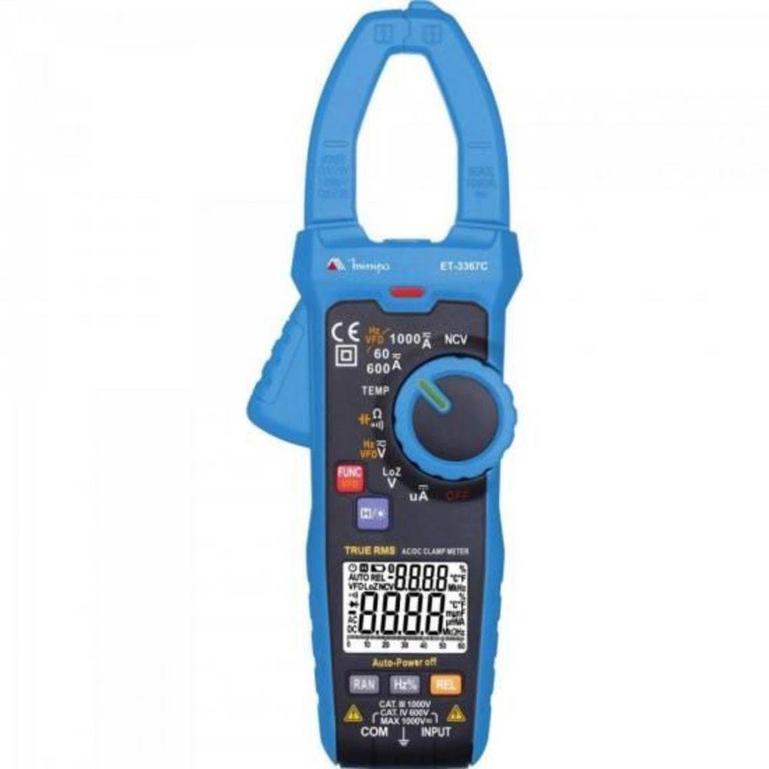 Alicate Amperimetro Digital Et3367c Azul Minipa - 2