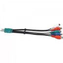 Ver imagem 1 de Cabo P2 Macho + P1 Macho para 5x Jack Rca, 0,2m Storm