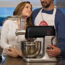 Ver imagem 3 de Batedeira Premium Preta MasterChef BA3001P, 8 veloc, 8 acess 1000W - 127V