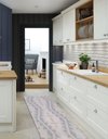 Ver imagem 3 de Tapete Passadeira 3D Antiderrapante Sala Cozinha 0,40x1,20 Asteca