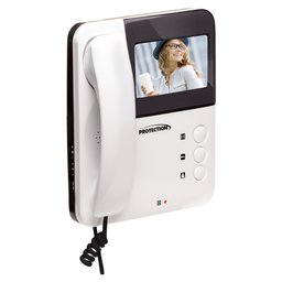 Vídeo Porteiro Eletronico Residencial Interfone PT-3000 Protection Controle De Acesso Branco - 2