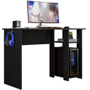 Ver imagem 1 de Mesa Gamer Hero com Suporte Preto - Peternella