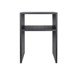 Mesa de Cabeceira Cama Solteiro Quarto Sala 35cm Preto - 4