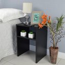 Ver imagem 1 de Mesa de Cabeceira Cama Solteiro Quarto Sala 35cm Preto