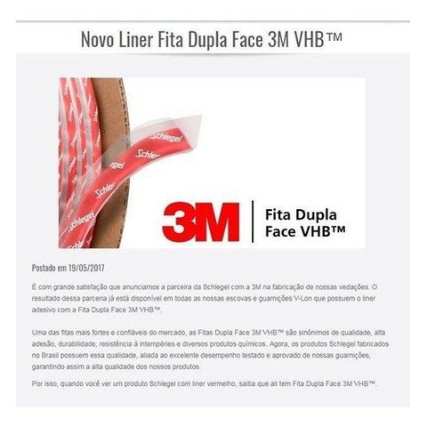 Perfil silicone Vedação De Portas E Janelas De Vidro / 25 Metros