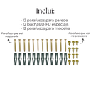 Ver imagem 5 de Quatro Suportes Cantoneira Tipo L 25cm Estilo Moderno para Prateleira Mão Francesa Preto