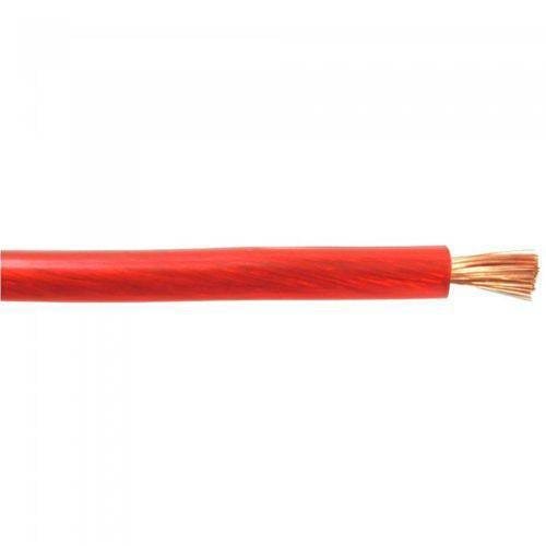 Cabo de Potência 100% Cobre 21mm 25 Metros Vermelho - Technoise - 2
