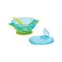 Ver imagem 3 de Kit Refeição com Colher para Bebê Azul - Buba