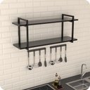 Ver imagem 2 de Prateleira Estilo Industrial Cozinha de Parede GND PP 60cm