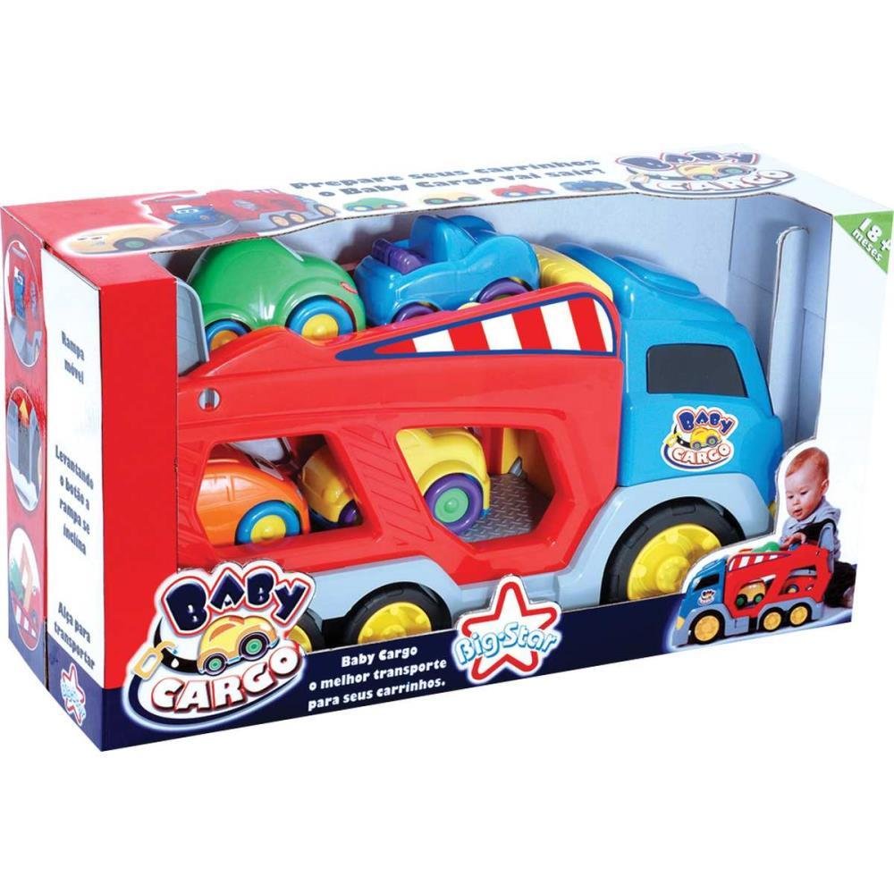 Brinquedo para Bebe BABY Cargo Caminhao Cegonha - 2