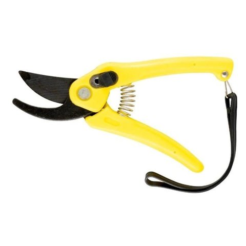 Tesoura de Poda Eda 7 Pol Dourada Ergonomica para Jardim Eda