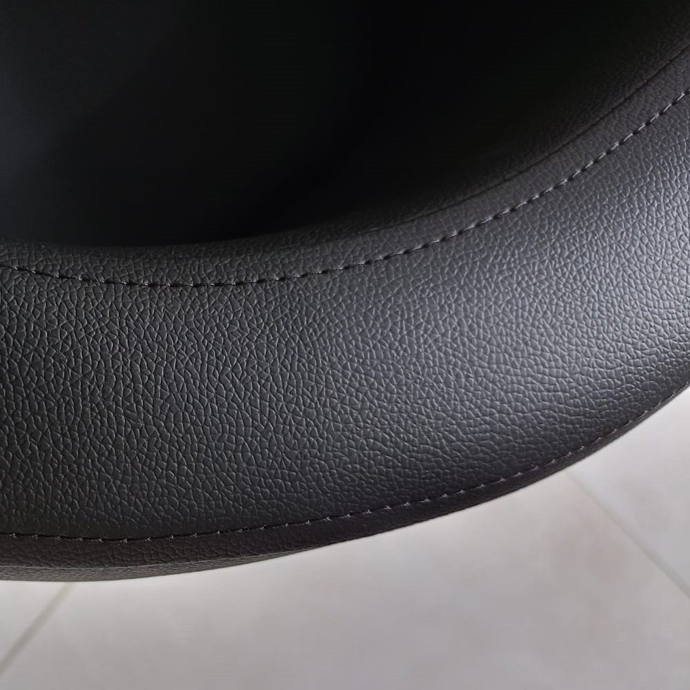 Cadeira Gold Estofado Várias Cores Base Aço Preto Fosco - Datelli Design - 11