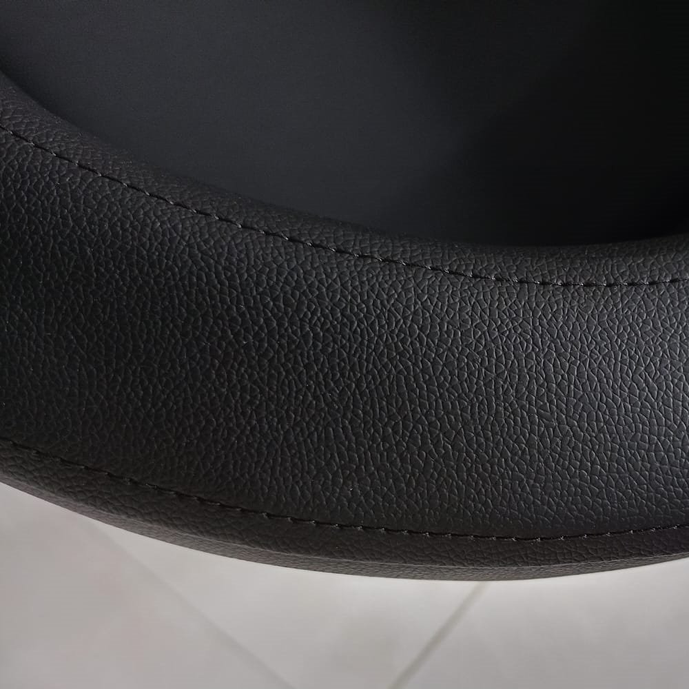 Cadeira Gold Estofado Várias Cores Base Aço Preto Fosco - Datelli Design - 10