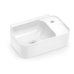 Lavatório Suspenso 40X30Cm Eco Branco Celite - 1