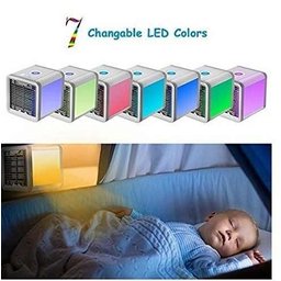 Climatizador Ar Ventilador Luminária Água Cool Cooler Gelado (888675) - 3