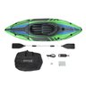 Caiaque Inflável até 100 Kg  Verde - Remos e Bomba Challenger K1- Intex - 4