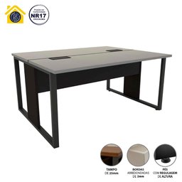 Plataforma para 2 Lugares Pés em Metal 90cm X 120cm - 3