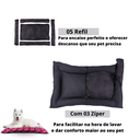 Ver imagem 5 de Colchonete de Pet Caminha Pink Para Cães e Gatos Impermeável Macio 70cm x 60cm