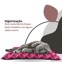 Ver imagem 7 de Colchonete de Pet Caminha Pink Para Cães e Gatos Impermeável Macio 70cm x 60cm