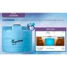 Cisterna Acqualimp 2800L + Kit para captação água pública 110V / 220V - 4
