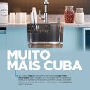 Ver imagem 2 de Kit Cuba Gourmet com Acessórios Solo 35x40 e Válvula e Tampa Decorativa e Escorredor Arell