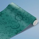 Ver imagem 3 de Papel de Parede Infantil - Lua, Sol e Estrelas 3 Arte Destaque 1,50 Metros