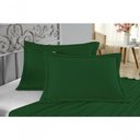 Ver imagem 4 de Porta Travesseiro Matelado Nobre 2 Peças Malha 100% Algodão - Verde-bandeira