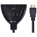 Ver imagem 1 de Switch Hdmi 3 Entradas e 1 Saída 1.3v Com Suporte 3D e 1080P - Vinik