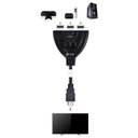 Ver imagem 5 de Switch Hdmi 3 Entradas e 1 Saída 1.3v Com Suporte 3D e 1080P - Vinik