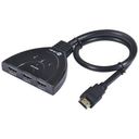 Ver imagem 2 de Switch Hdmi 3 Entradas e 1 Saída 1.3v Com Suporte 3D e 1080P - Vinik