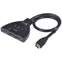 Ver imagem 2 de Switch Hdmi 3 Entradas e 1 Saída 1.3v Com Suporte 3D e 1080P - Vinik