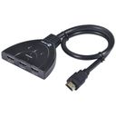 Ver imagem 4 de Switch Hdmi 3 Entradas e 1 Saída 1.3v Com Suporte 3D e 1080P - Vinik