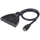 Ver imagem 4 de Switch Hdmi 3 Entradas e 1 Saída 1.3v Com Suporte 3D e 1080P - Vinik