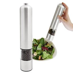 Moedor de Pimenta do Reino e Tempero Eletrico Inox (888145) - 1