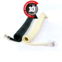 Ver imagem 1 de Kit com 10 Cabo para Telefonia Espiral, Preto - 2 M