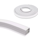 Ver imagem 2 de Kit 3 em 1 Perfil Flexível Embutir 20x10mm + Fonte e Fita Led Temperatura:quente