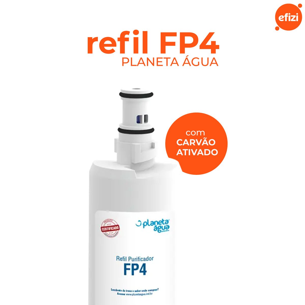 Refil Filtro Fp4 para Purificador Consul Planeta Água - 2