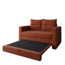 Ver imagem 3 de Sofá Cama 2 Lugares Casal 1,50 Mts Chenile Prince Luma Matri Cor:chenile Terracota