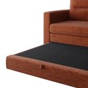 Ver imagem 6 de Sofá Cama 2 Lugares Casal 1,50 Mts Chenile Prince Luma Matri Cor:chenile Terracota