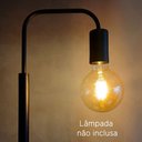Ver imagem 3 de Luminaria de Chao Curvado em Aluminio para Leitura e Sala de Estar Soquete E27 Bivolt